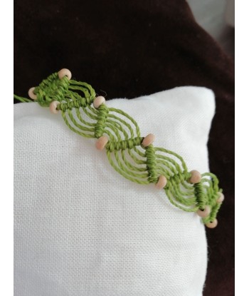 Bracelet vert perles